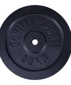 Cast Iron Weight Plate 30KG - Black Gorilla Sports SA