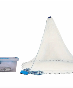 Casting Net Nylon With Lead Weight And A Container With A Handle - 250 cm