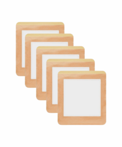 Castor Oil Pack Patch, Single Use, Self Adhesive, Disposable, No Wash x 5