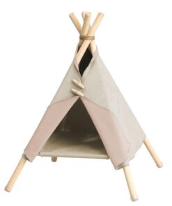 Cat Bed - Hammock - Tee-Pee - Feather Down Beige