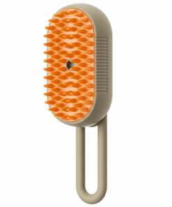 Cat & Dog Steam Grooming Brush - Cream