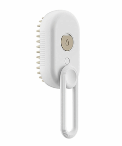 Cat & Dog Steam Grooming Brush - White