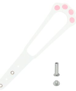 Cat Door Holder Latch with Screws-White