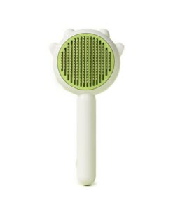Cat Grooming Brush Self Cleaning Slicker Brushes for Dogs Cats Pet Brush - Green