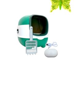 Cat Litter Box (UV Light) Included with Butterfly Craft - Green