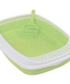 Cat Litter Box with Scoop - Size 46cm x 36cm x 11cm