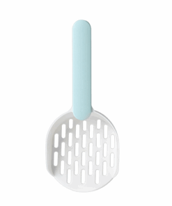 Cat Litter Scoop with Deep Shovel Durable ABS Plastic - WhiteBlue