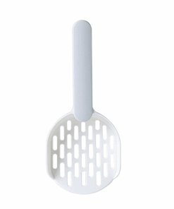 Cat Litter Scoop with Deep Shovel Durable ABS Plastic - WhiteGrey