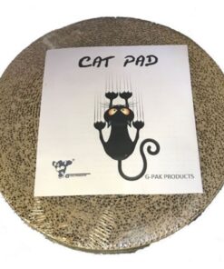 Cat Round Flat Scratch Pad - M