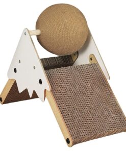 Cat Scratch Board Snow Mountain Shaped Cat Scratcher Non Shedding Pet Toys