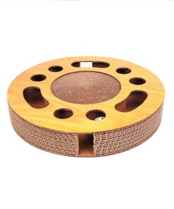 Cat Scratching Board with Built-in Round Bell Ball