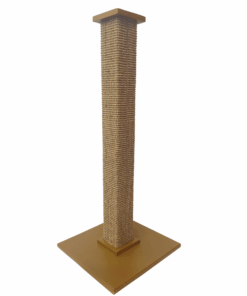 Cat Scratching Post Premium Sisal Minimalist Design - 80cm - Camel Tan