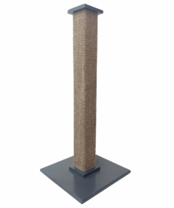 Cat Scratching Post Premium Sisal Minimalist Design - 80cm - Pebble Grey