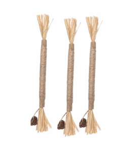 Cat Teething Chewing Stick Toy With Catnip For Cats & Kittens - 3 Pack