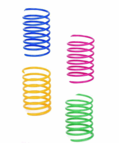 Cat toys Spiral Spring Toy Interactive Multicolor - Pack of 8