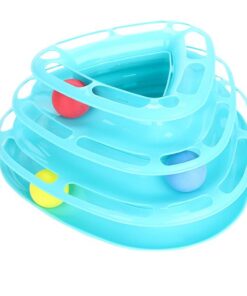 Cat Track Toy with Colourful Balls