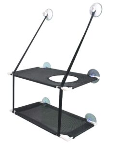 Cat Window Perch Hammock Seat Cat Window Mounted Cat Seat Space Saving Bed - 2 layers