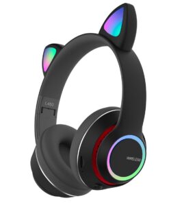 CatKit Wireless Bluetooth Headset LED Cat Ear Stereo Bass Headphones