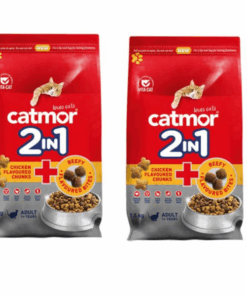 Catmor Cat Food Chicken Flavoured Chunks Adult 1+Years 2in1 (2 x 1.5kg)
