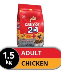 Catmor - Dry Cat Food - 2in1 Chicken Gravy Chunks + Beefy Bites 1.5kg