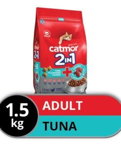 Catmor - Dry Cat Food - 2in1 Tuna Chunks + Prawn Bites - 1.5kg