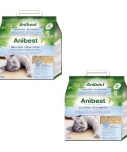 Cat's Best - Anibest 4.3kg / 10L Clumping ECO Cat Litter Bundle - 2's