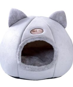 Cat's Nest Warm In Winter Closed Plush Round Pet's Nest.