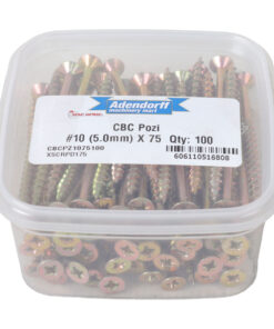 CBC POZI #10 (5.0MM) X 75 QTY:100(CBCPZ1075100)