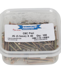 Cbc Pozi#6 3.5MM X 40 MM - XSCRPD140