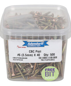 Cbc Pozi#6 3.5MM X 40 MM - XSCRPD540