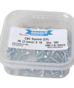 CBC SQUARE (ZP)#6 (3.5MM) X 16 QTY:100(CBCSQ0616100)