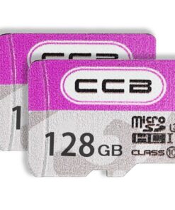 CCB 128GB SD Card 79mbps, High Speed TF Card_Pack of Two