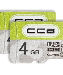 CCB 4GB SD Card 79mbps, High Speed TF Card_Pack of Two