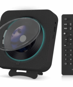 CD Player Wall Mount or Desktop Use Bluetooth Music Player w/ Remote