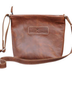 Cecilia Crossbody Leather Bag - Tobacco