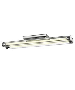 Ceiling Light - 600mm - Chrome - LED - T5 2x8w