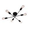 Ceiling Light Black Metal 6 Light Chandelier