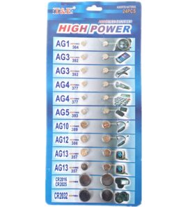 Cell Battery Set 3V- CR2025 CR2032 CR2016 AG13 AG12 AG10 AG5 AG4 AG3 AG1 - 1 Pack