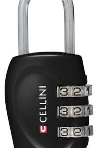 Cellini 3 Dial Combination Lock - Black