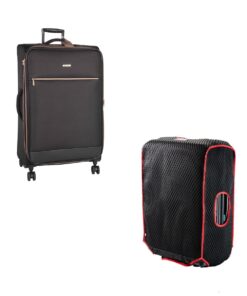 Cellini Allure 4 Wheel Trolley Case and Diamond Luggage Glove - 67 cm