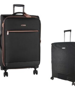 Cellini Allure Medium 4 Wheel Trolley Case And Voss Luggage Cover