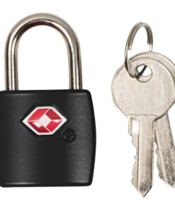 Cellini Black TSA Padlock Set - 2 x Key Locks