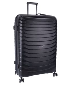 Cellini Grande 76cm Large Spinner and Travel Neck Pillow - Black