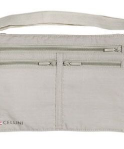 Cellini Large Security Waist Pouch - Natural Brown