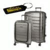 Cellini Microlite Business 2 Piece Travel Set - Charcoal & Key Holder