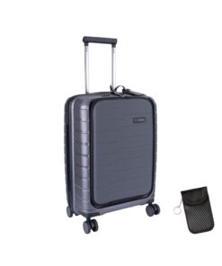 Cellini Microlite Trolley Carry-On Business Case Charcoal and RFID Case