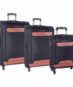 Cellini - Monte Carlo 3 Piece Luggage Set - Black