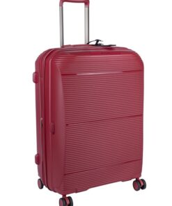 Cellini Qwest Medium 4 Wheel Trolley Case - Red