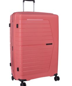 Cellini Starlite Large 4 Wheel Trolley Case - Salmon