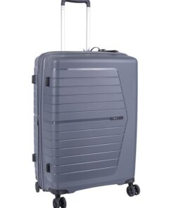 Cellini Starlite Medium 4 Wheel Trolley Case - Grey
